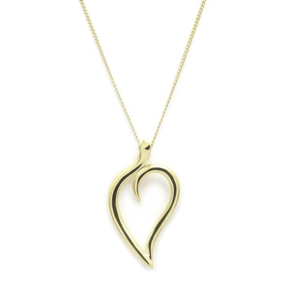 TIFFANY 18k Gold Heart Necklace